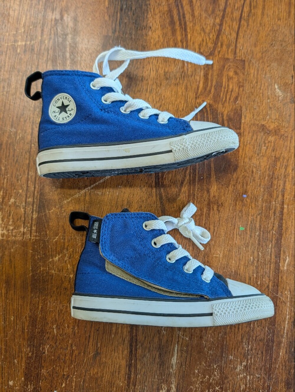 Converse Chuck Taylor EasyOn Shoes Toddler Size 7 Blue Retro Sneakers